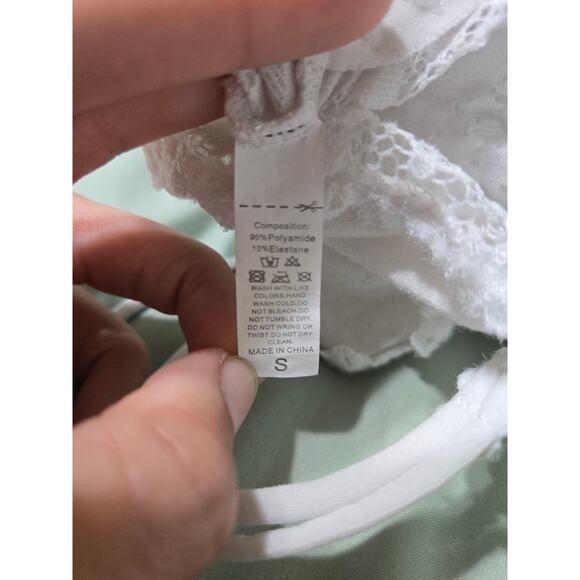 Unknown brand small women's white lace Bralette - Picture 5 of 5